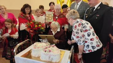 Jubileusz setnych urodzin Marianny Paluszczak z Bieńca